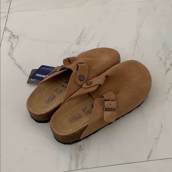 Birkenstock Boston Clog Mink Brown 37 38 Woman's Size's 6 6.5 7 7.5 Soft Footbed - Picture 3 of 3